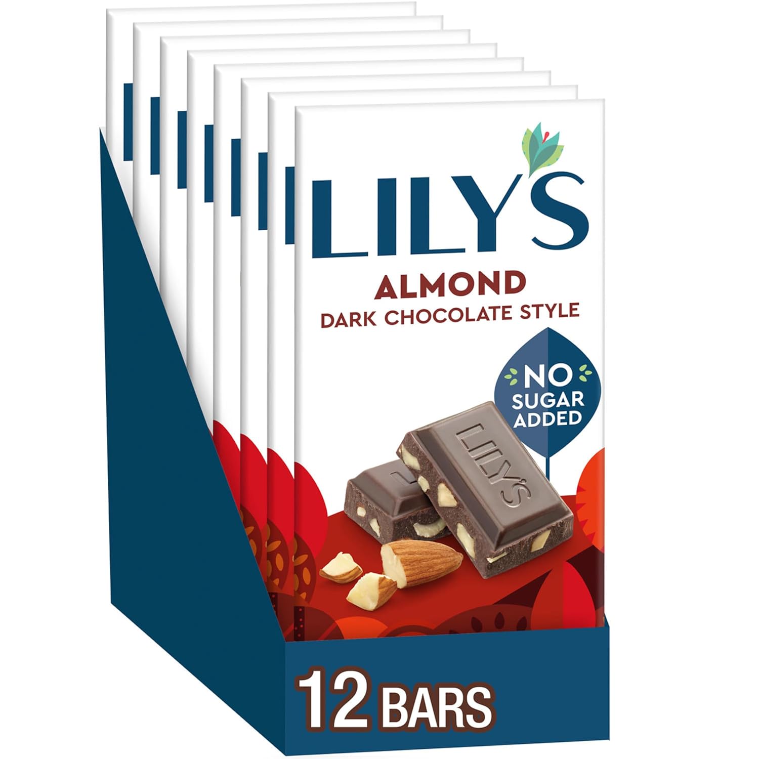Lily's Almond Dark Chocolate Style Bar (12 Count)